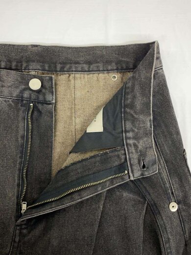 商品画像：CONZ/カーブデニムパンツ/ボトム/1/コットン/BLK/304540048 3