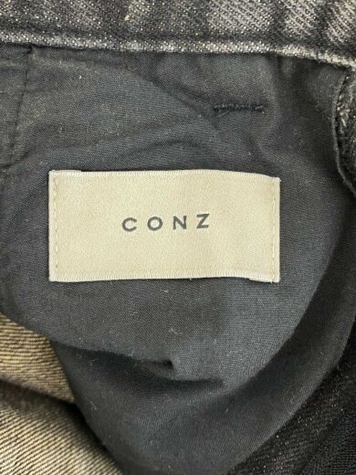商品画像：CONZ/カーブデニムパンツ/ボトム/1/コットン/BLK/304540048 4