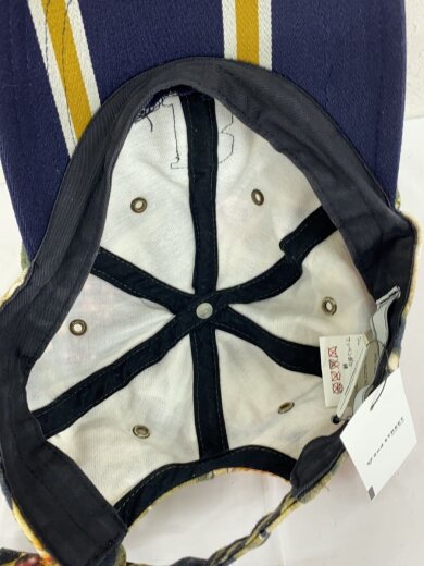 商品画像：キャップ/--/ウール/NVY/花柄/メンズ 4