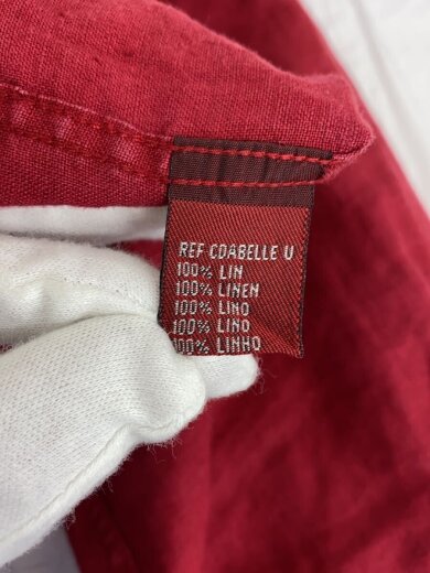 商品画像：celio/長袖シャツ/L/リネン/RED/無地 4