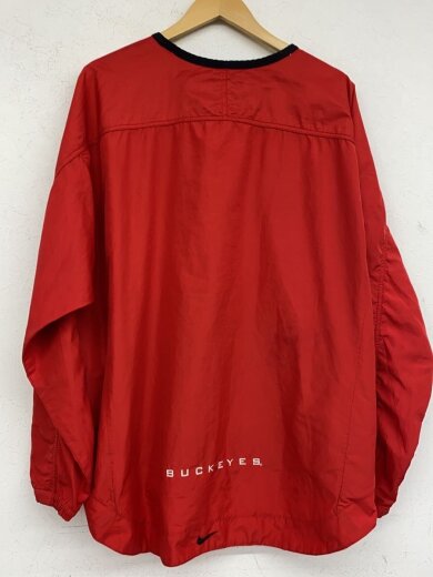 商品画像：OHIO STATE Pullover Jacket/XL/ポリエステル/RED/無地 2