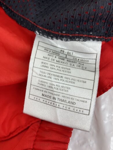 商品画像：OHIO STATE Pullover Jacket/XL/ポリエステル/RED/無地 4