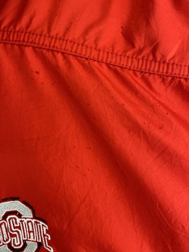 商品画像：OHIO STATE Pullover Jacket/XL/ポリエステル/RED/無地 7