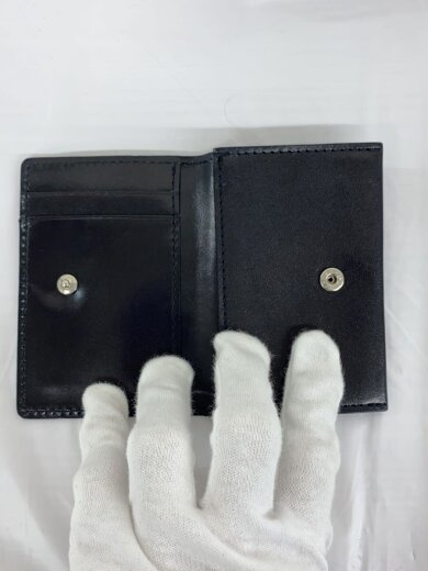 商品画像：カードケース/レザー/BLK/無地/メンズ 3