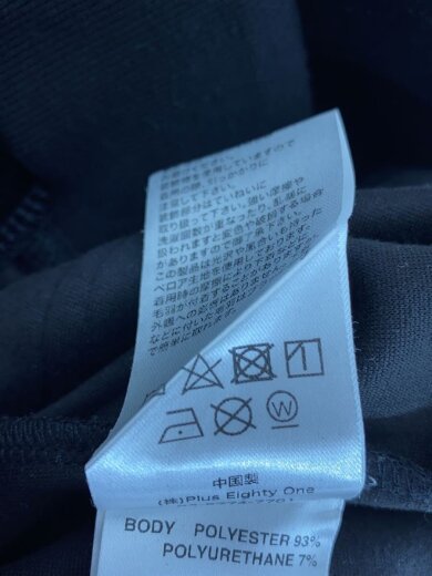 商品画像：ジップパーカー/L/ベロア/BLK 5