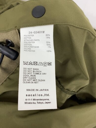 商品画像：フライトジャケット/2/ポリエステル/KHK/無地/24-03401M 4