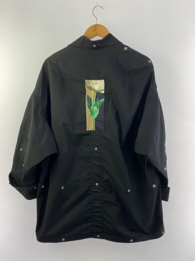 商品画像：ジャケット/1/ポリエステル/BLK/無地/17SS-J002 2