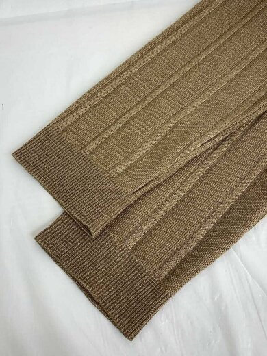 商品画像：Ribbed Cardigan/L/レーヨン/BEG/無地 6