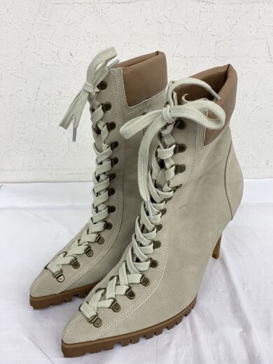 商品画像：Lace up Boots/S/BEG/スウェード 2