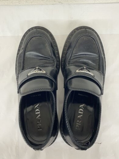 商品画像：チョコレートブラッシュドレザーローファー/ローファー/UK7/ブラック/黒/2DE127 3