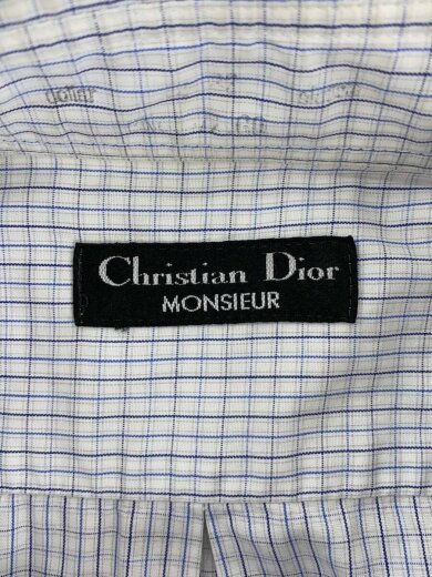 商品画像：長袖シャツ/--/コットン/WHT/チェック 3