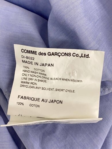 商品画像：22SS/Shoulder Line L/S Shirt/S/コットン/BLU/無地/DI-B022 5