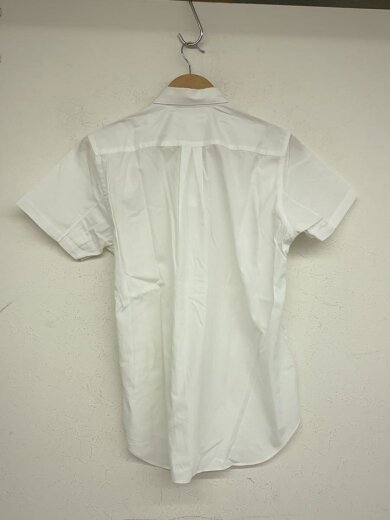 商品画像：半袖シャツ/M/コットン/WHT/無地/S16155 2
