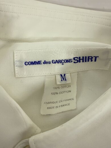 商品画像：半袖シャツ/M/コットン/WHT/無地/S16155 3