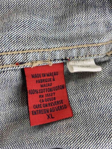 商品画像：Gジャン/XL/デニム/IDG/GM6784 4