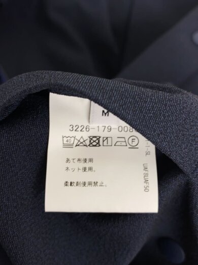 商品画像：FREELITCHノーカラーカーディガン/M/ポリエステル/NVY/無地/3226-179-0080 4