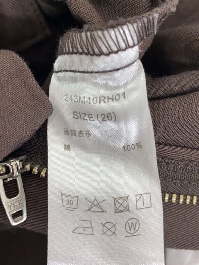 商品画像：ボトム/26/コットン/BRW/無地/243M40RH01// 4
