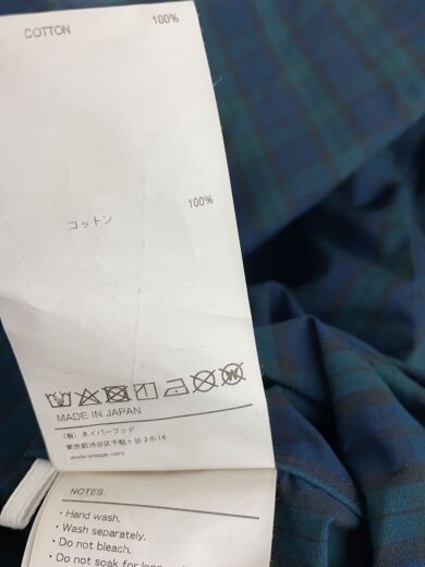 商品画像：25SS/04SSCOTTON．BROADCLOTH．TEXTILE/3/コットン/NVY/チェック// 5