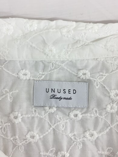 商品画像：Long sleeve embroidery shirt/4/コットン/WHT/US2548// 3