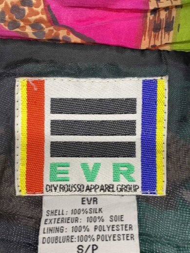 商品画像：EVR/ジャケット/S/シルク/マルチカラー/総柄// 3
