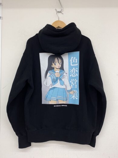 商品画像：パーカー/L/コットン/BLK/プリント 2
