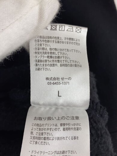 商品画像：パーカー/L/コットン/BLK/プリント 4