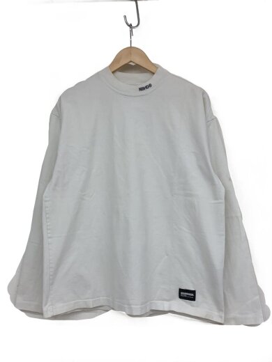商品画像：CLASSIC MOCKNECK LS/L/コットン/WHT/242FPNH-CSM09 1