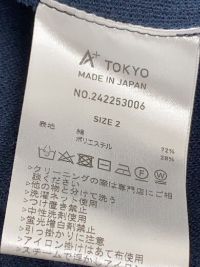 商品画像：テーラードジャケット/2/コットン/NVY/無地/242253006// 4