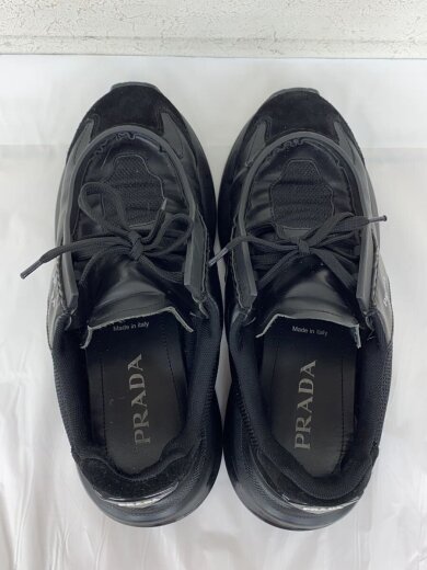 商品画像：Systeme Brushed Leather Sneaker/ローカットスニーカー/UK9/黒/2EG424// 3