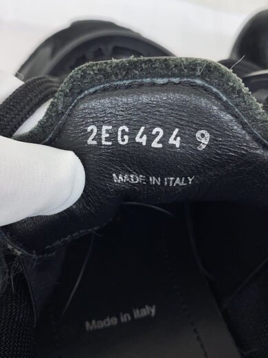 商品画像：Systeme Brushed Leather Sneaker/ローカットスニーカー/UK9/黒/2EG424// 5