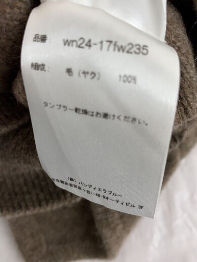 商品画像：マフラー/ウール/BRW/無地/レディース/wn24-17fw235 4