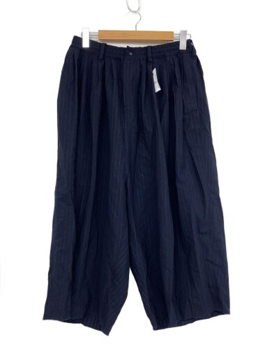 商品画像：SUPER BIG TAPPERD PANスラックスパンツ/M/ウール/NVY/ストライプ/17SS-PA9-001 1