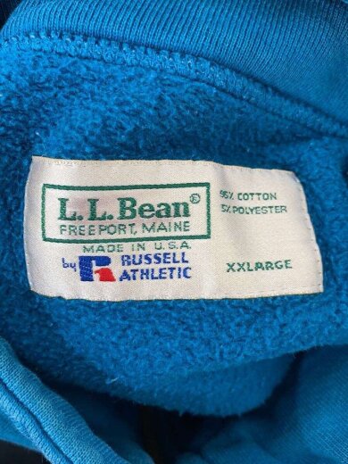 商品画像：90s/USA製/ジップアップスウェット/XXL/コットン/BLU/無地 3