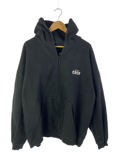 商品画像：ジップパーカー/L/コットン/BLK/JP57 2020 00428 1