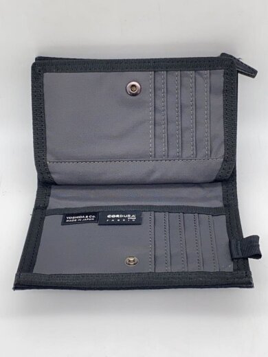 商品画像：2つ折り財布/--/BLK/無地/メンズ/3134 4