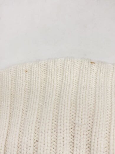 商品画像：ニットキャップ/--/コットン/WHT/無地/メンズ 8