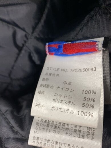 商品画像：ダブルライダースジャケット/40/牛革/BLK/7823950083 4