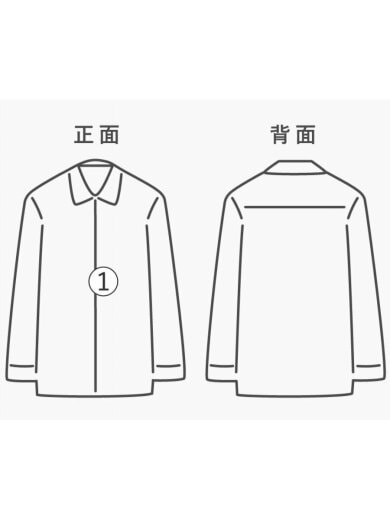 商品画像：長袖シャツ/L/コットン/ORN 6