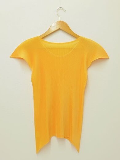 商品画像：半袖ブラウス/--/ポリエステル/YLW 2