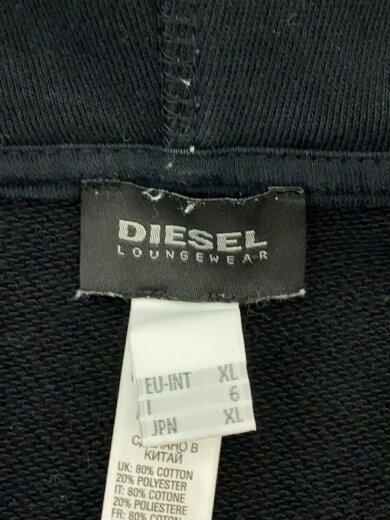 商品画像：ジップパーカー/XL/コットン/BLK/プリント// 3