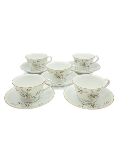 商品画像：カップ&ソーサー/5点セット 1