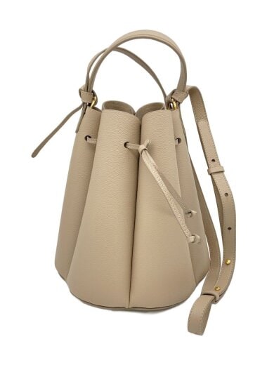 商品画像：ショルダーバッグ/レザー/BEG 1