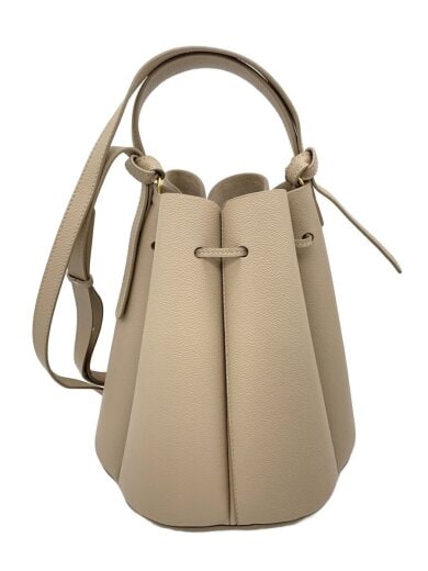 商品画像：ショルダーバッグ/レザー/BEG 3