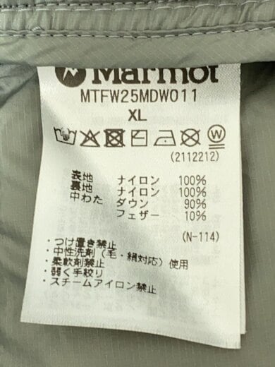 商品画像：ダウンジャケット/XL/ナイロン/GRY/無地/MTFW25MDW011 4