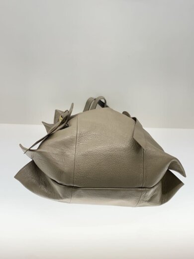 商品画像：ハンドバッグ/レザー/GRY/無地// 4