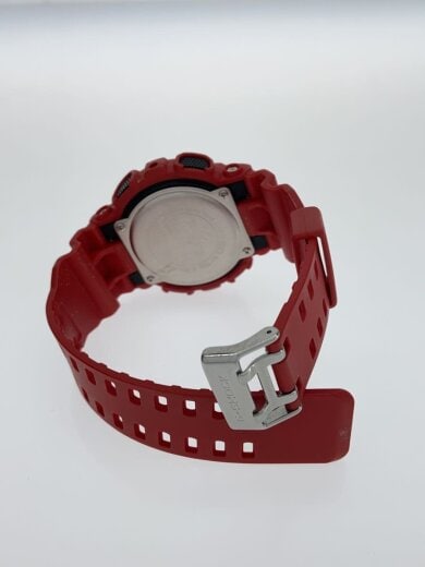 商品画像：クォーツ腕時計・G-SHOCK/デジアナ/ラバー/RED/RED/SS 4