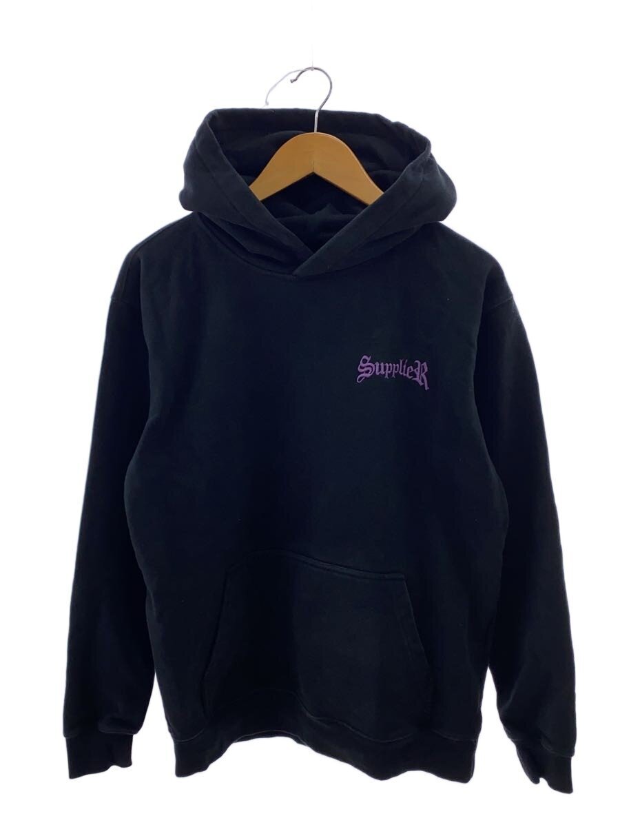 SUPPLIER / パーカー/M/コットン/BLK/ロゴ//