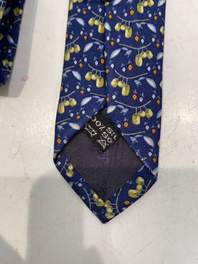 商品画像：ネクタイ/シルク/BLU/総柄/メンズ 4