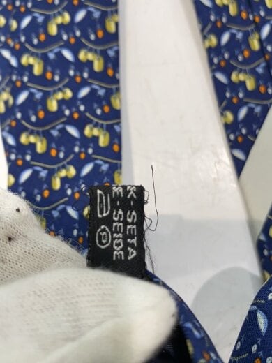 商品画像：ネクタイ/シルク/BLU/総柄/メンズ 5