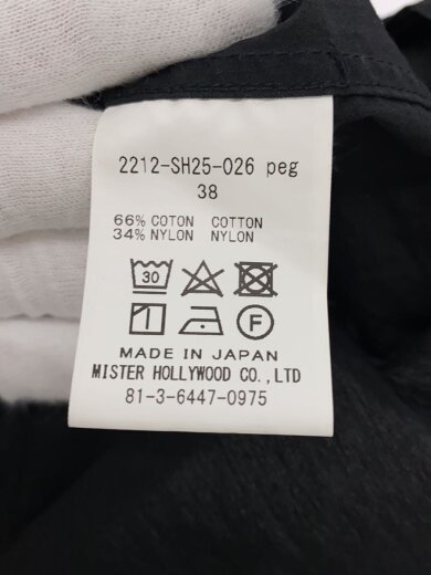 商品画像：長袖シャツ/38/コットン/BLK/2212-sh25-026 peg 4